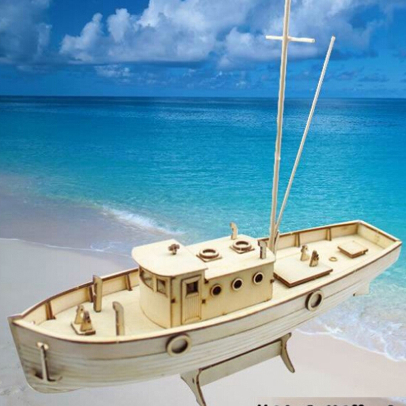 Model Kit Yacht - 1:30 Modello di assemblaggio di navi