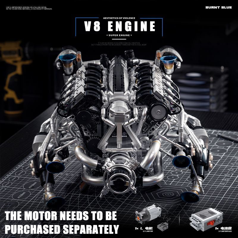 MOC Supercar V8 Kit di blocchi - Model Kit Engine recensione e prezzo