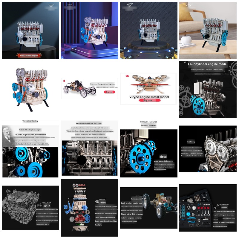 Kit Modello di Motore a Quattr - Model Kit Engine recensione e prezzo