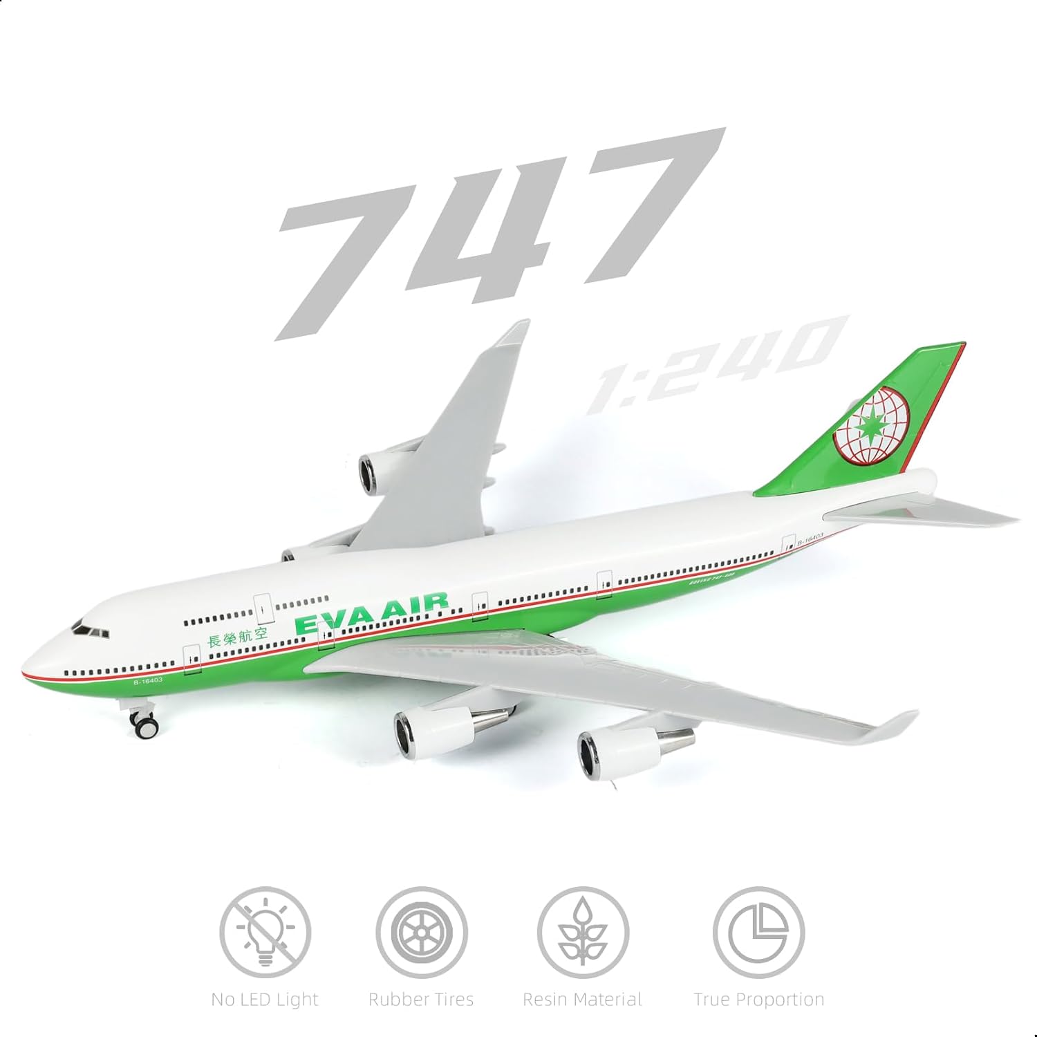 Modellino Aereo EVA Air 747 da - Model Kit Eva recensione e prezzo